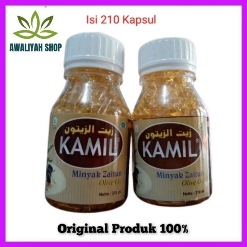 Kamil  Minyak Zaitun 210 kapsul | Kamil Zaitun 70 Kapsul |Mencegah Kanker dan TumorKamil