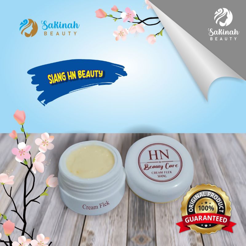 CREAM SIANG HN BEAUTY FLEK HITAM ORIGINAL - CREAM SIANG PELEMBAB WAJAH