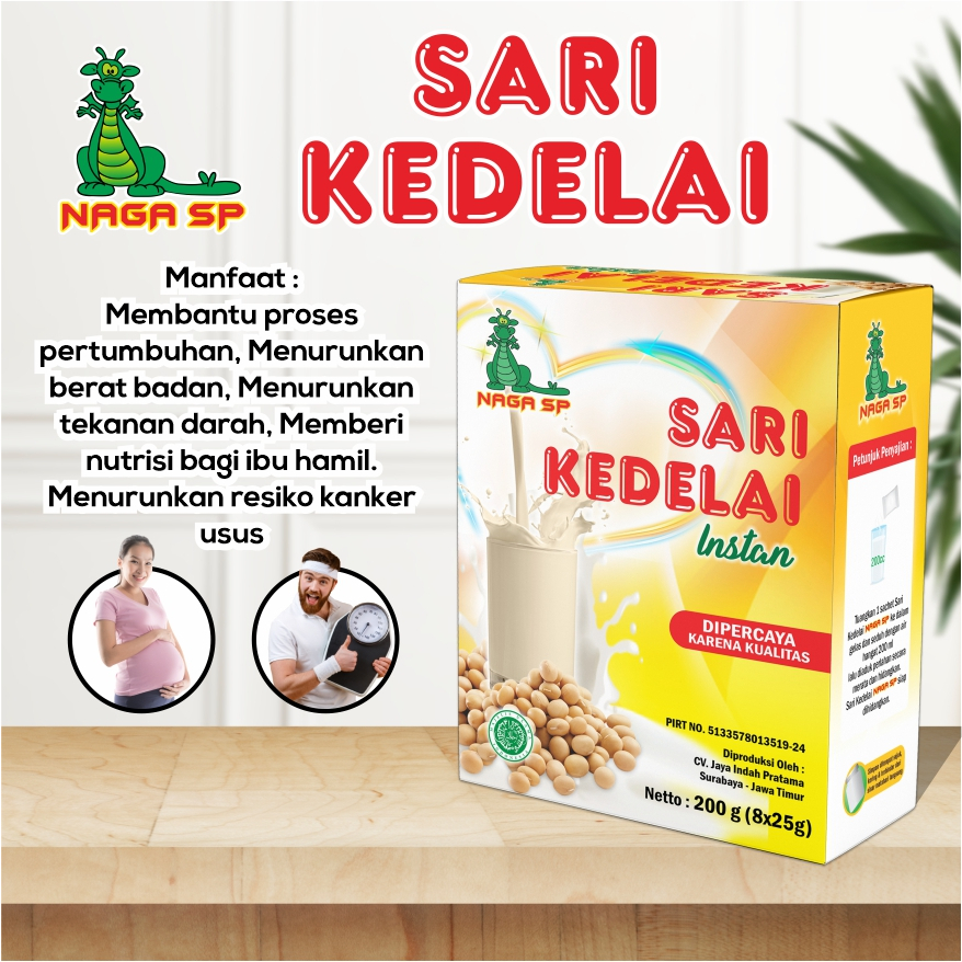 

minuman serbuk sehat susu sari kedelai