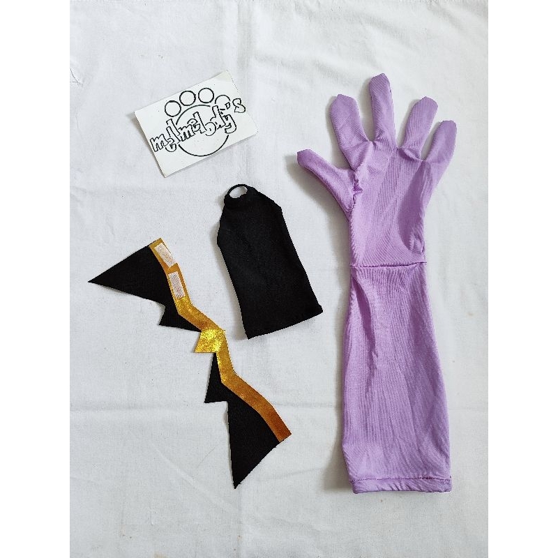 Sarungtangan Raiden Shogun ver. Boss - Aksesoris Kostum Cosplay Genshin Impact