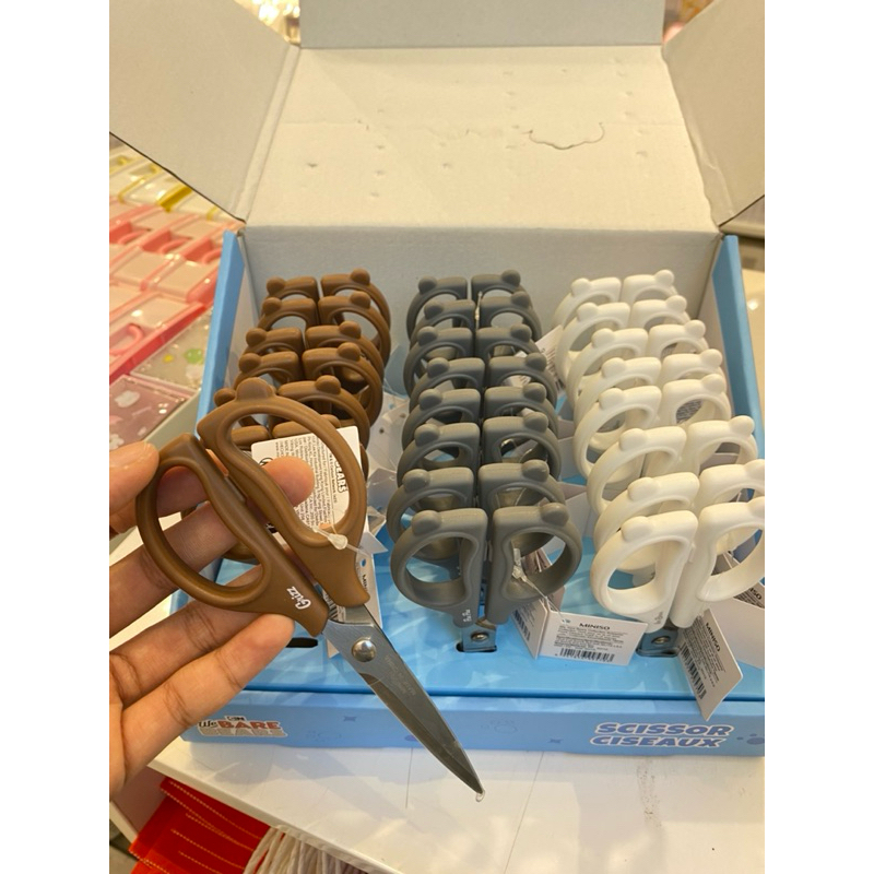 

MINISO SCISSORS We bare bears / GUNTING super tajam MINISO / gunting kertas / atk / back to shool edition