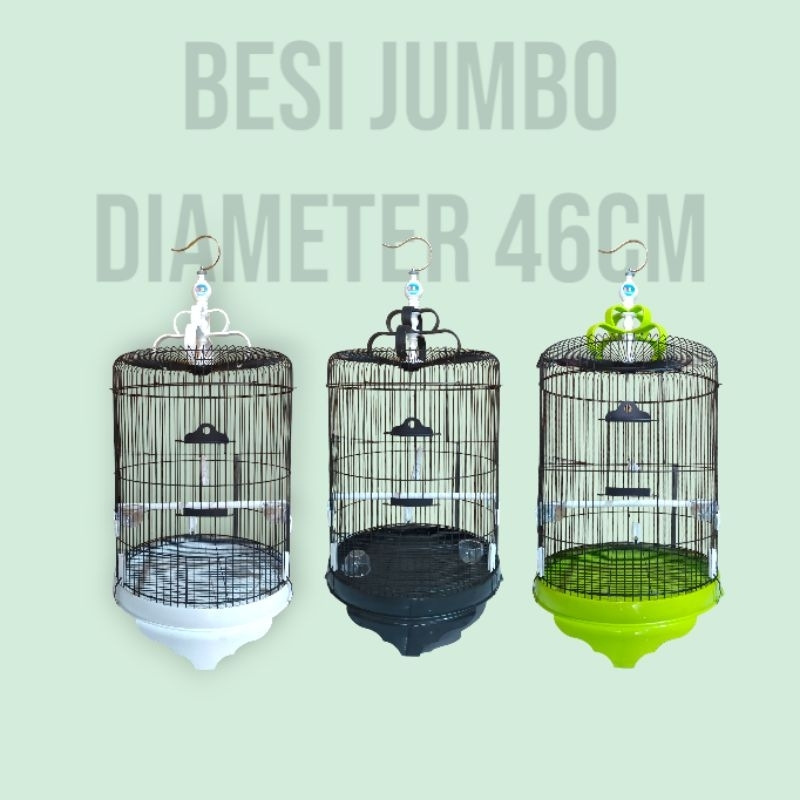sangkar besi jumbo diameter 46cm