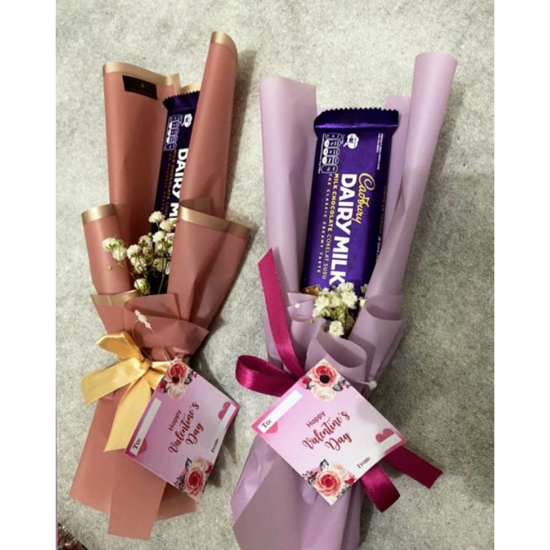 

bouquet cokelat cadburry valentine