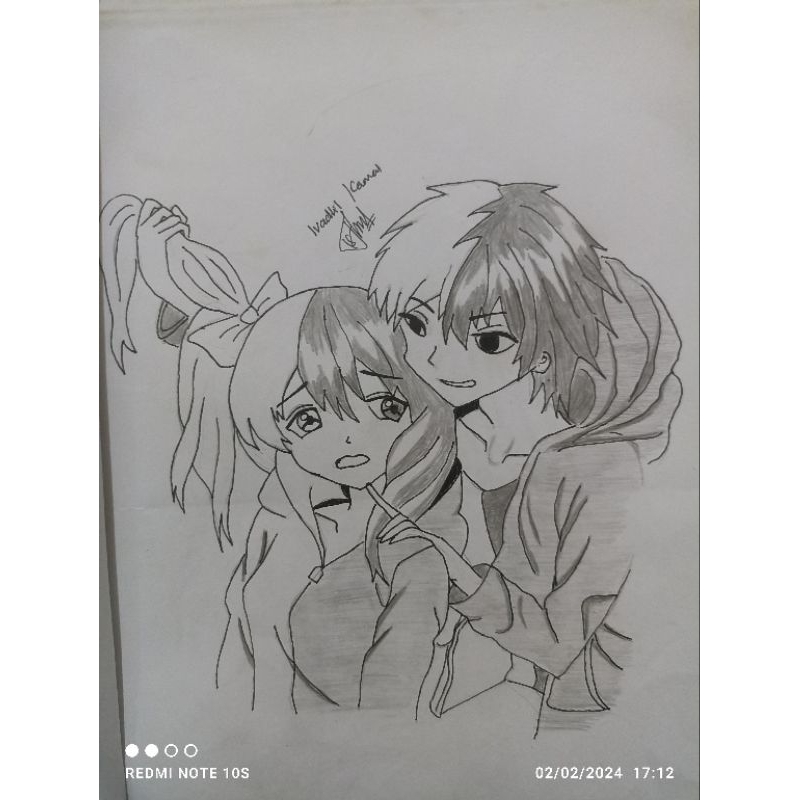gambar anime bisa request ukuran kertas dan gambar