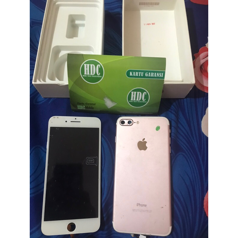 MESIN IPHONE 7 PLUS HDC FULLSET PLUS LCD