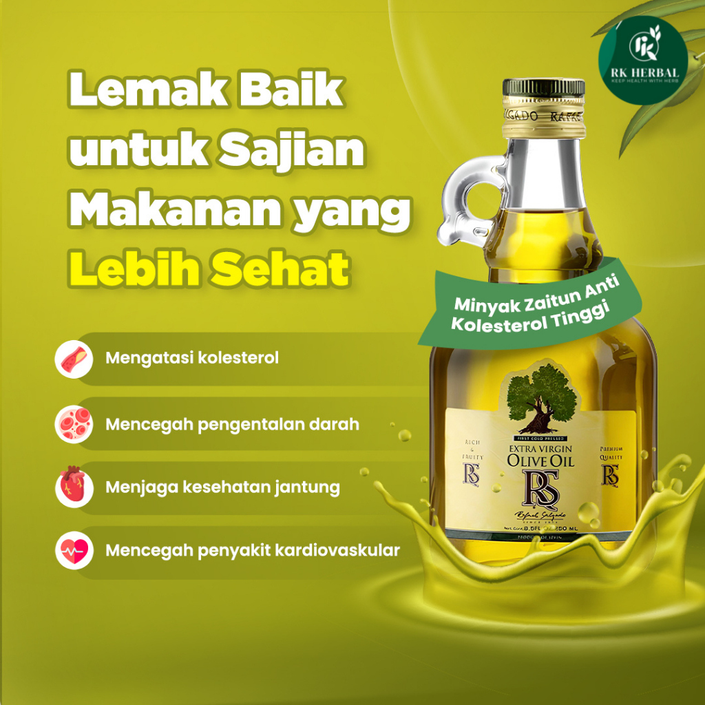 

KTr190 Minyak Zaitun Rafael Salgado Extra Virgin Oil - 500 ml