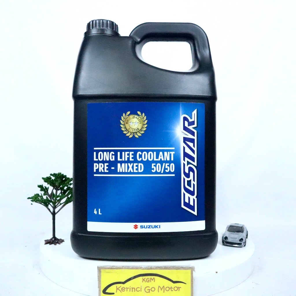 SGO Ecstar Air Radiator Coolant 50/50 Hijau 4 Liter Cairan Pendingin Mobil Motor Long life Pre Mixed
