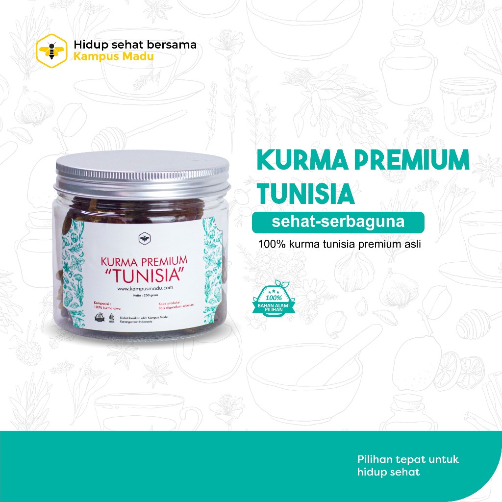 

KURMA TUNISIA TANGKAI- 500gram