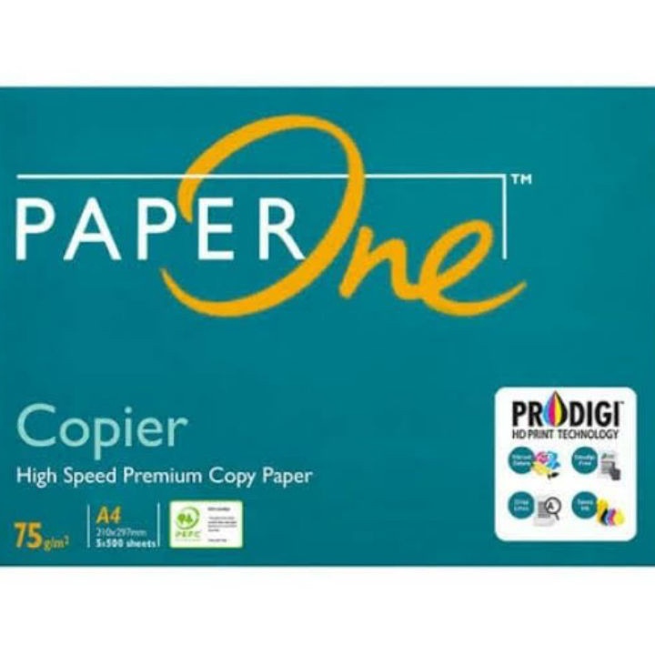

ORIGINAL Kertas HVS A4 75 gr Paper One 1 rim