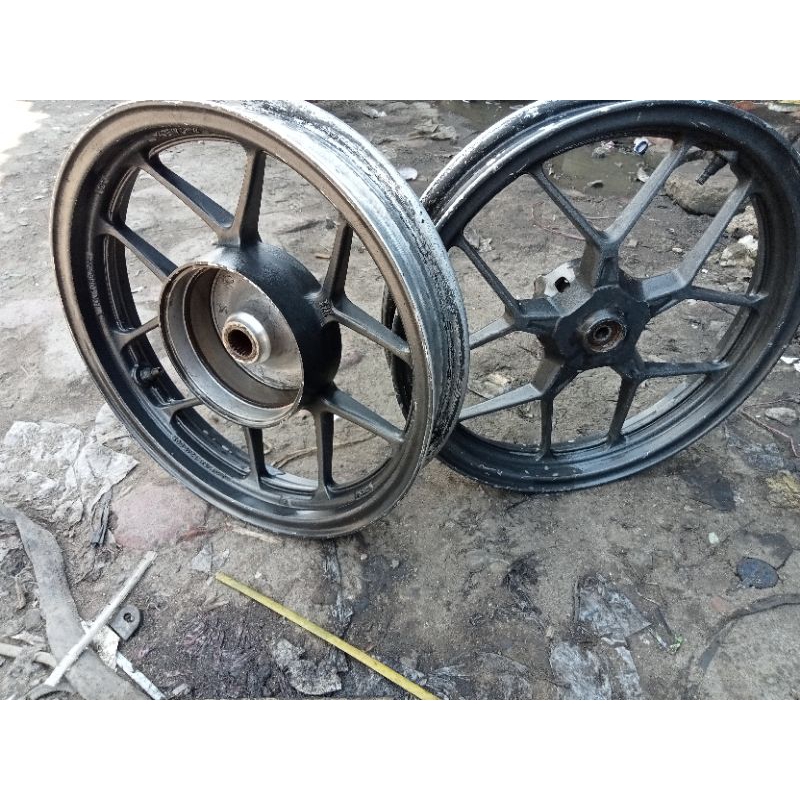 VELG HONDA VARIO 150 LED PALANG AKAR DEPAN BELAKANG SECOND ORIGINAL