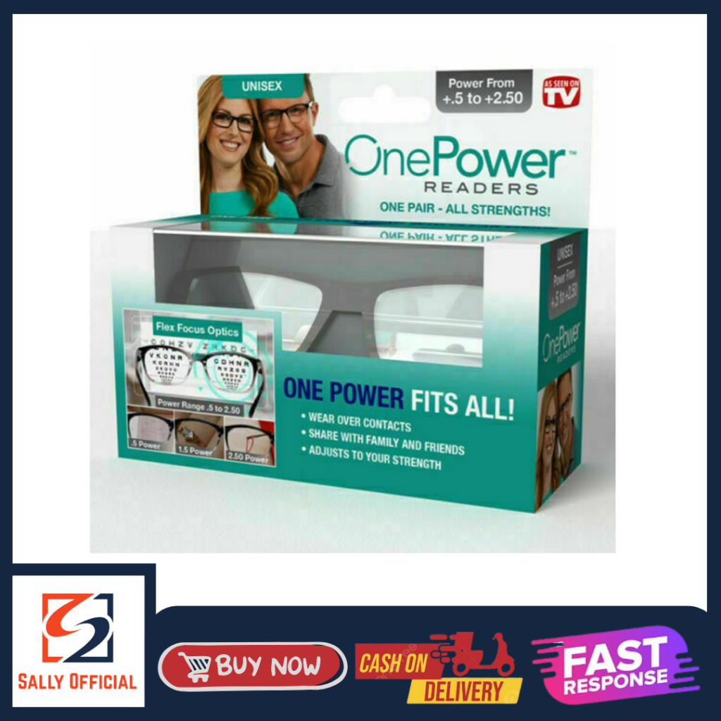 Kacamata Baca Plus Auto Focus Kaca Mata One Power Readers Ajaib Fokus Otomatis