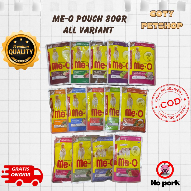 Pakan Kucing MEO POUCH 80gr