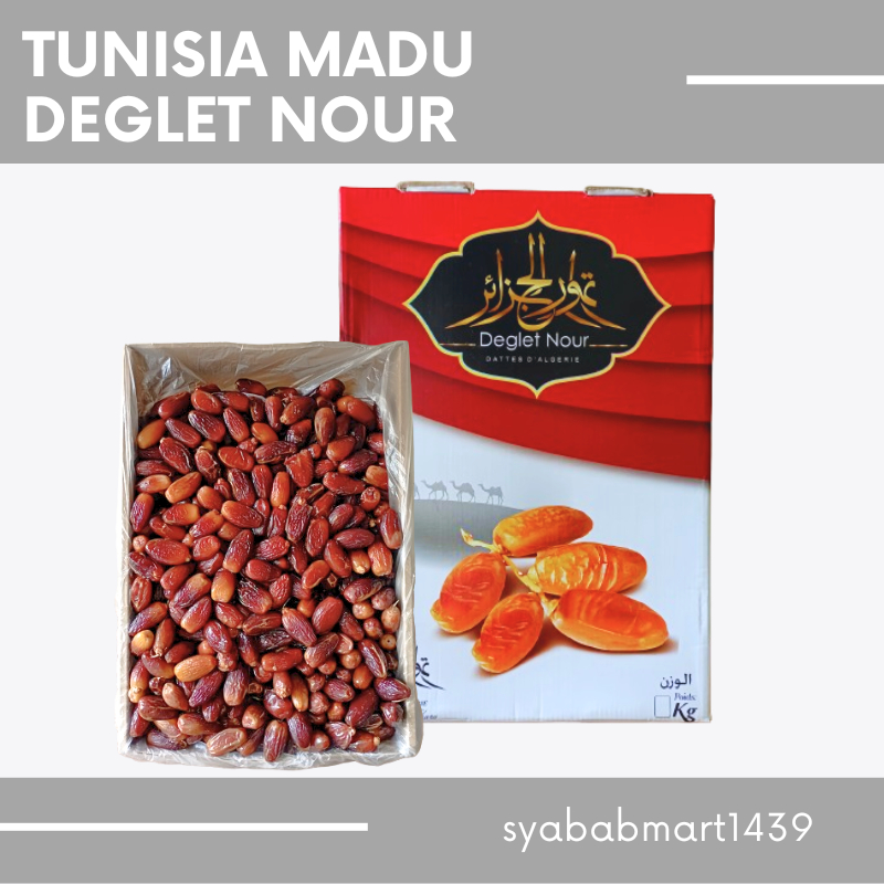 

[ COD ] Kurma Tunisia Madu 5 Kg Deglet Nour / Kurma Tanpa Tangkai / Kurma Madu / Kurma Palm Fruit