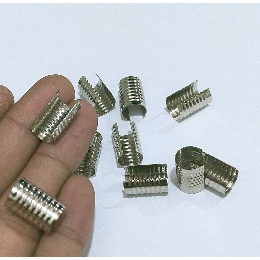 

RB Penjepit Klep Bulat / Klem Ring Bulat Penjepit Tali ID Card Serba Guna isi 2000 pcs