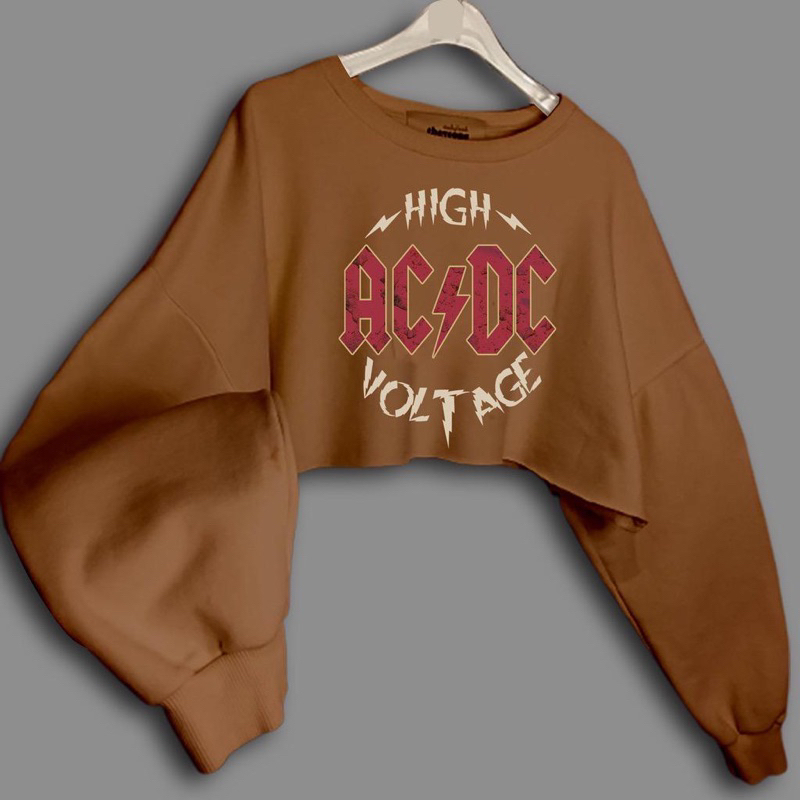 Sweater Crop Oversize HIGH ACDC (LD 110, P 43)