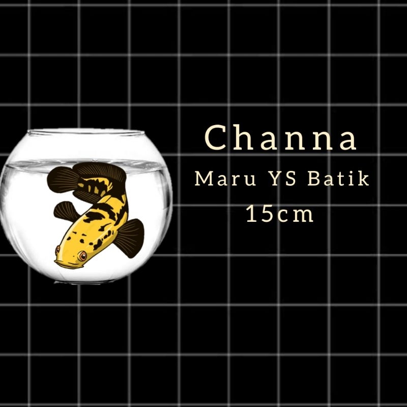 Sticker Hiasan channa maru YS batik 15cm