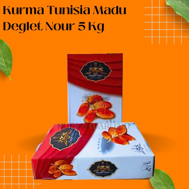 

Kurma Deglet Nour 5 Kg / Kurma Tunisia Delet Nour 5 kg / Kurma Deglet Nour Palm Tunisia 5 Kg / Kurma Madu 5 Kg / Kurma Tunisia 5 Kg / Oleh Oleh Haji Umroh / Toko Kurma Maryam