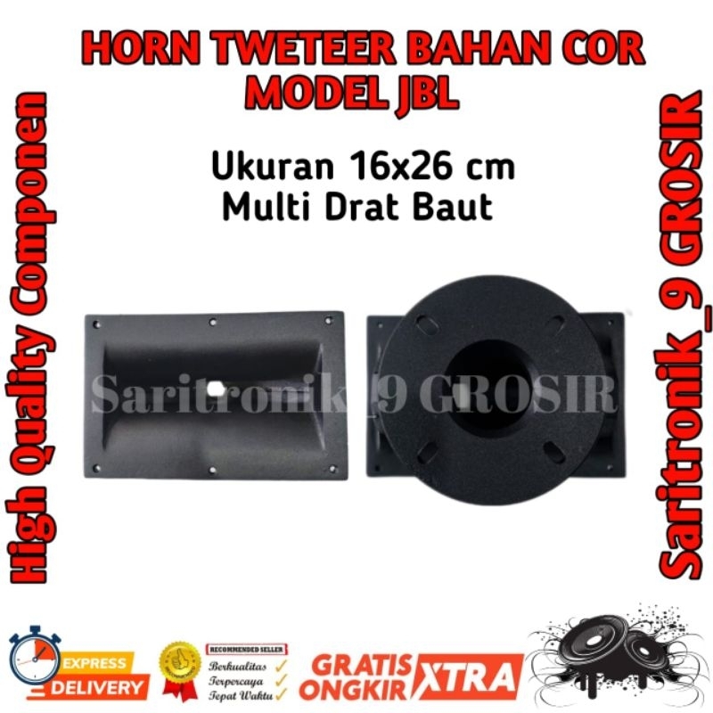 HORN TWETER JBL UK 26X17 CM TINGGI 20 CM MULTI TWETER DRAT DAN BAUT