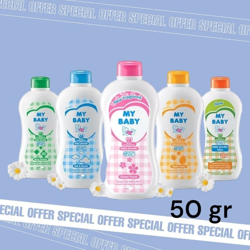 Bedak Tabur Bayi My Baby 50 gr