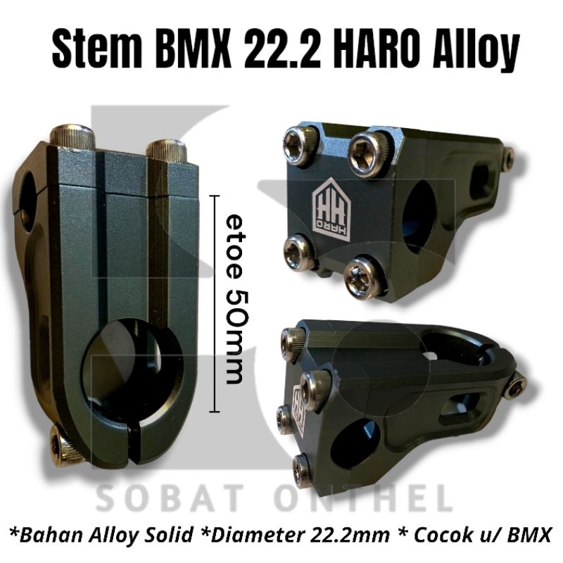 Stem BMX 22.2 HARO Alloy Solid Oversize