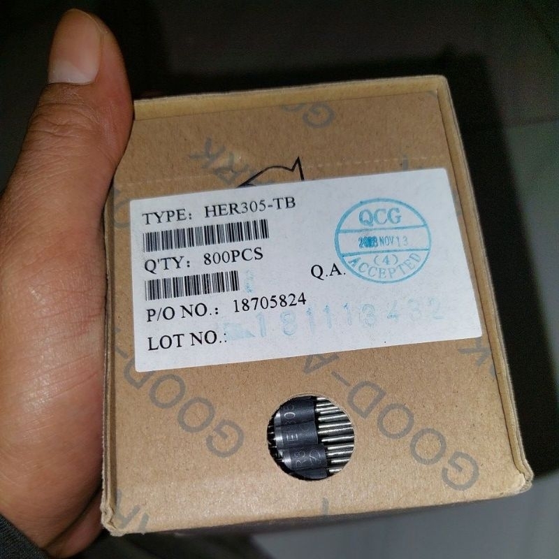 DIODA HER305 GOOD-ARK  dioda Ultra fast 800pcs