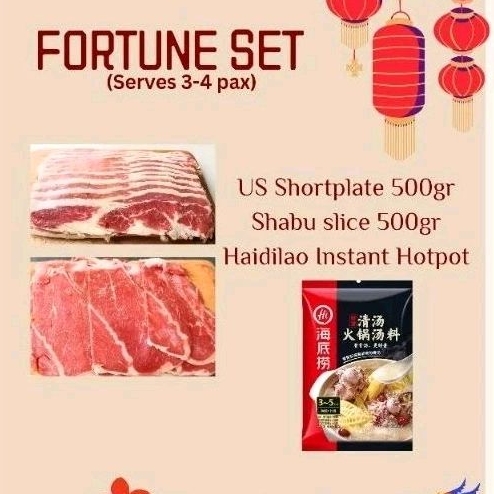 

FORTUNE SHABU SET - for3 -4 pax