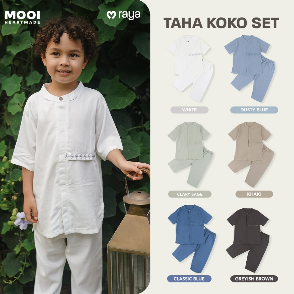 Mooi Taha Koko Set Setelan Koko Anak/ stelan koko/ set koko anak/ Mooi Koko
