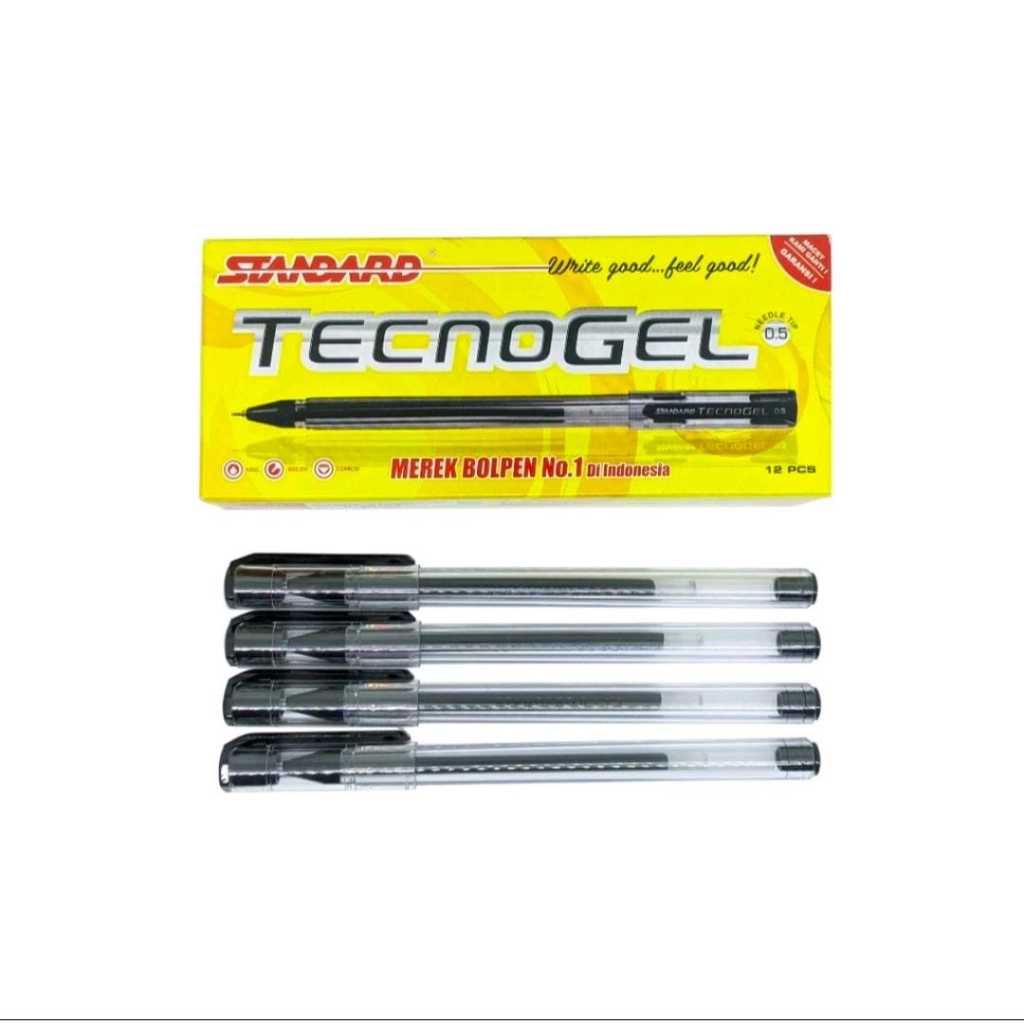 

Pen Standart technogel 0,5 Hitam/Biru