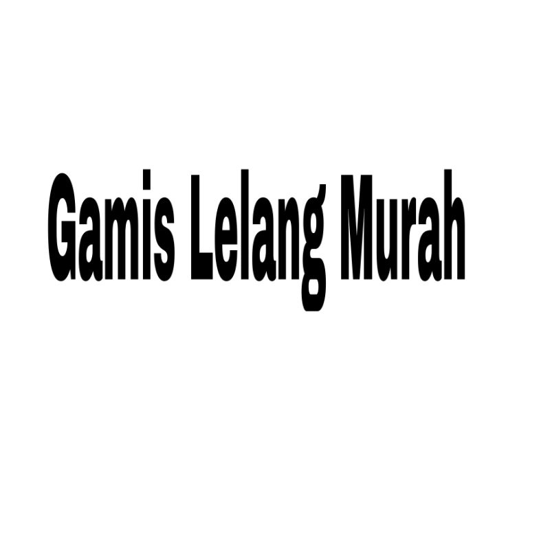gamis lelang murah