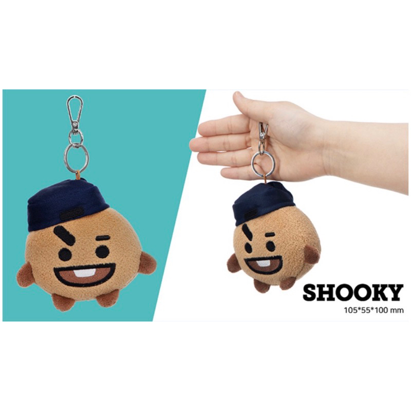 [Pre-Order] BT21 Shooky Keyring doll