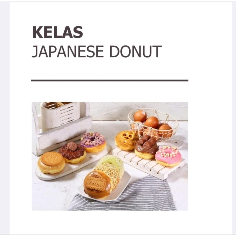 Kelas Donat Madu Jepang dan Donat Kapas Jepang