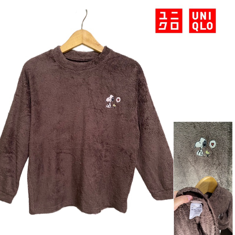 Uniqlo Full Serpa x Snoopie Jaket Tebal Outdoor Second Brand