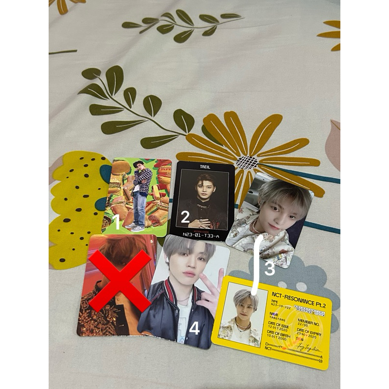 Photocard PC Official NCT Jaemin Chenle hot sauce Yangyang Resonance
