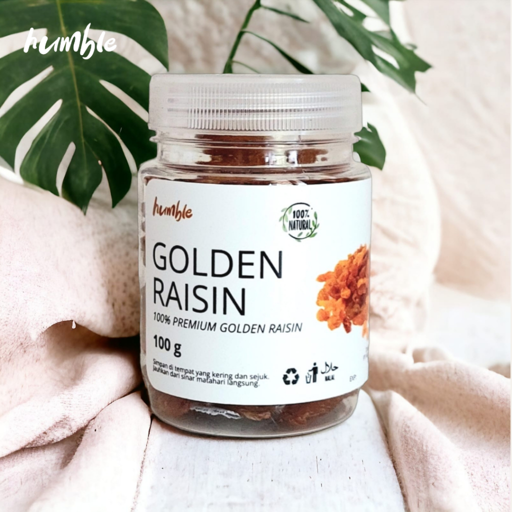 

Golden Raisin 100 gr | Kismis Organik Premium Original Humble