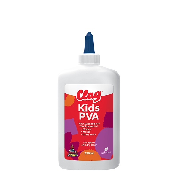 

BOSTIK CLAG KIDS PVA GLUE 236ML - LEM SERBAGUNA