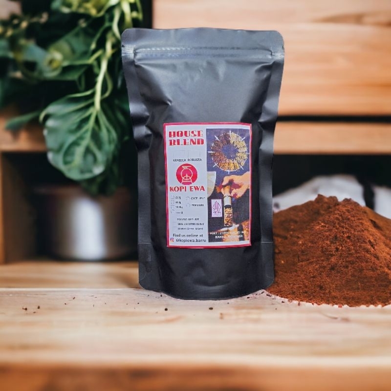 

KOPI HOUSE BLEND (MIX) PREMIUM ARABIKA ROBUSTA. 250GR