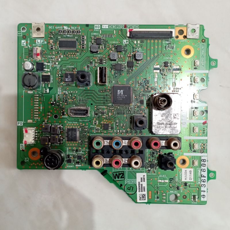 MB MOBO MAINBOARD MODULE MESIN TV SHARP LC 24DC30M MB SHARP LC24DC30M