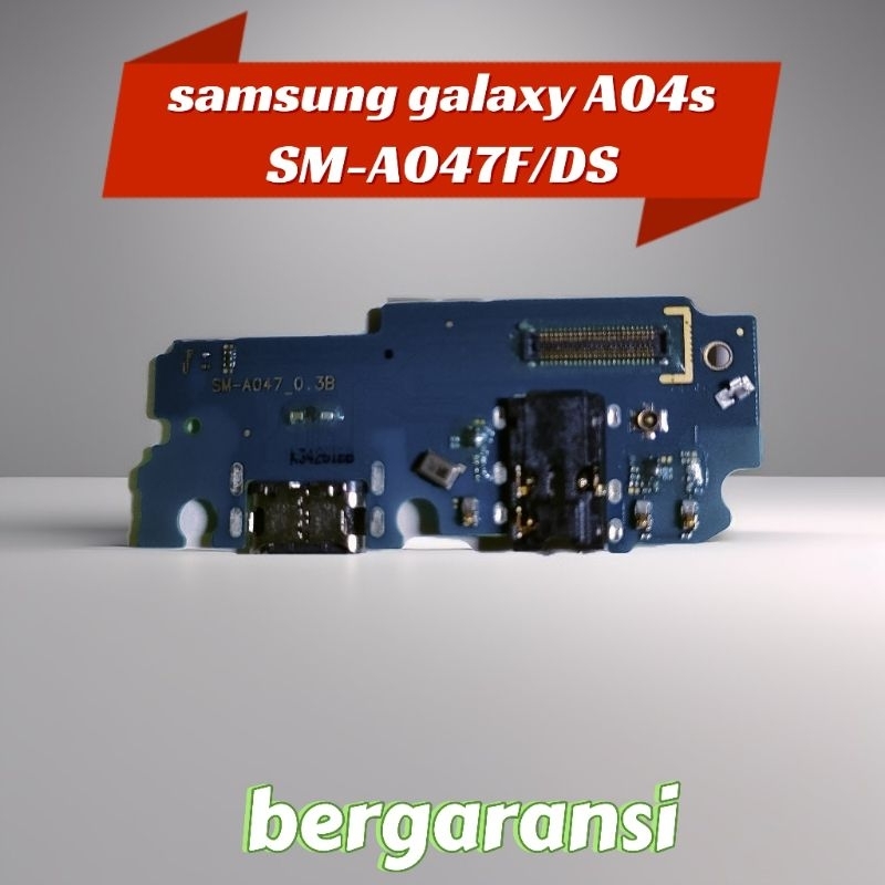 Konektor papan Konektor cas mic samsung galaxy A04s seri hp SM-A047F/DS original