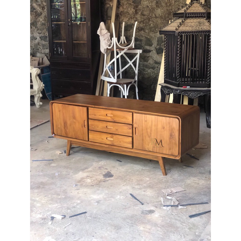 bufet tv bufet tv minimalis bufet tv minimalis retro bufet tv kayu jati