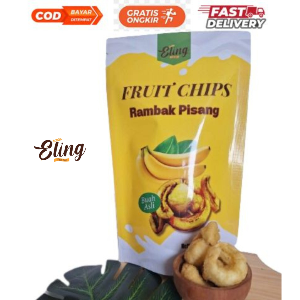 

2Xbtygneal Sakha Snack ) Rambak Pisang Premium Super Crunchy Banana Fresh Crispy