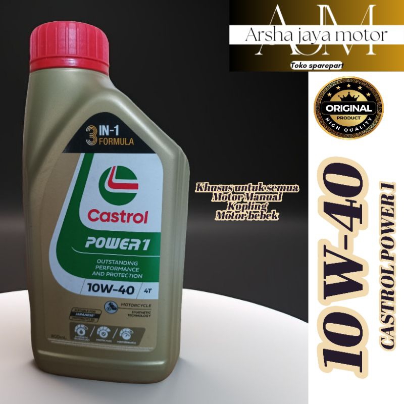 Oli Castrol Power 1 4T SAE 10W-40 800ml