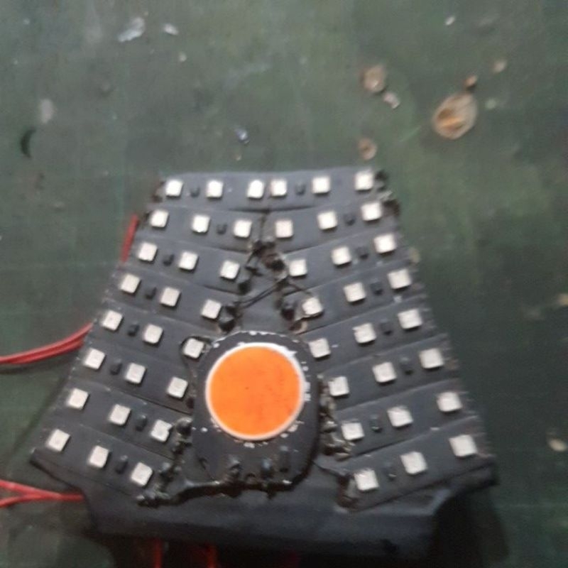 stoplamp non running (diam) untuk motor beat 2017-2023.Beat street/esp/deluxe.alis putih led meraH