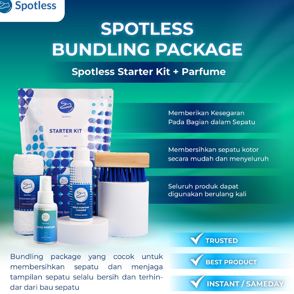 Yang dinanti Spotless Shoe Cleaner Starter Kit Sabun Pembersih Sepatu  Shoe Perfume
