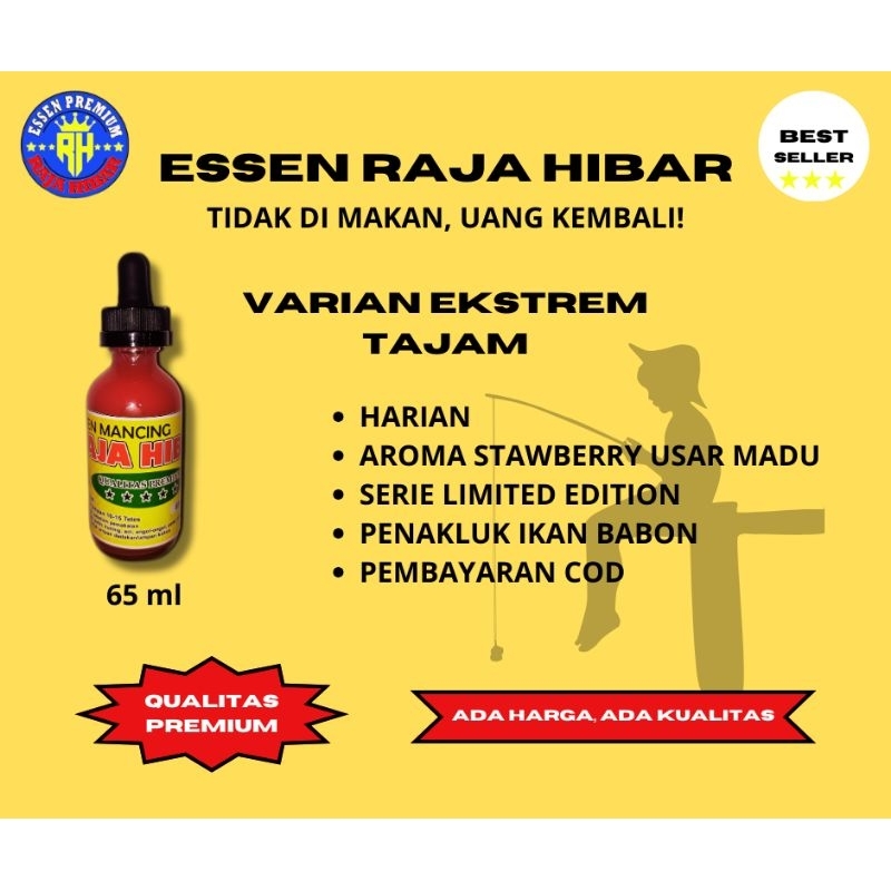 ESSEN RAJA HIBAR AROMA STAWBERRY USAR MADU