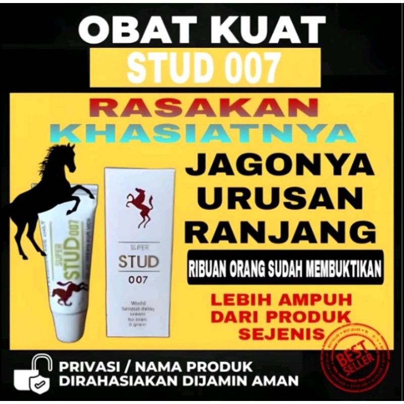 Stud 007 Oles Original 100% Obat kuat pria tahan lama ampuh