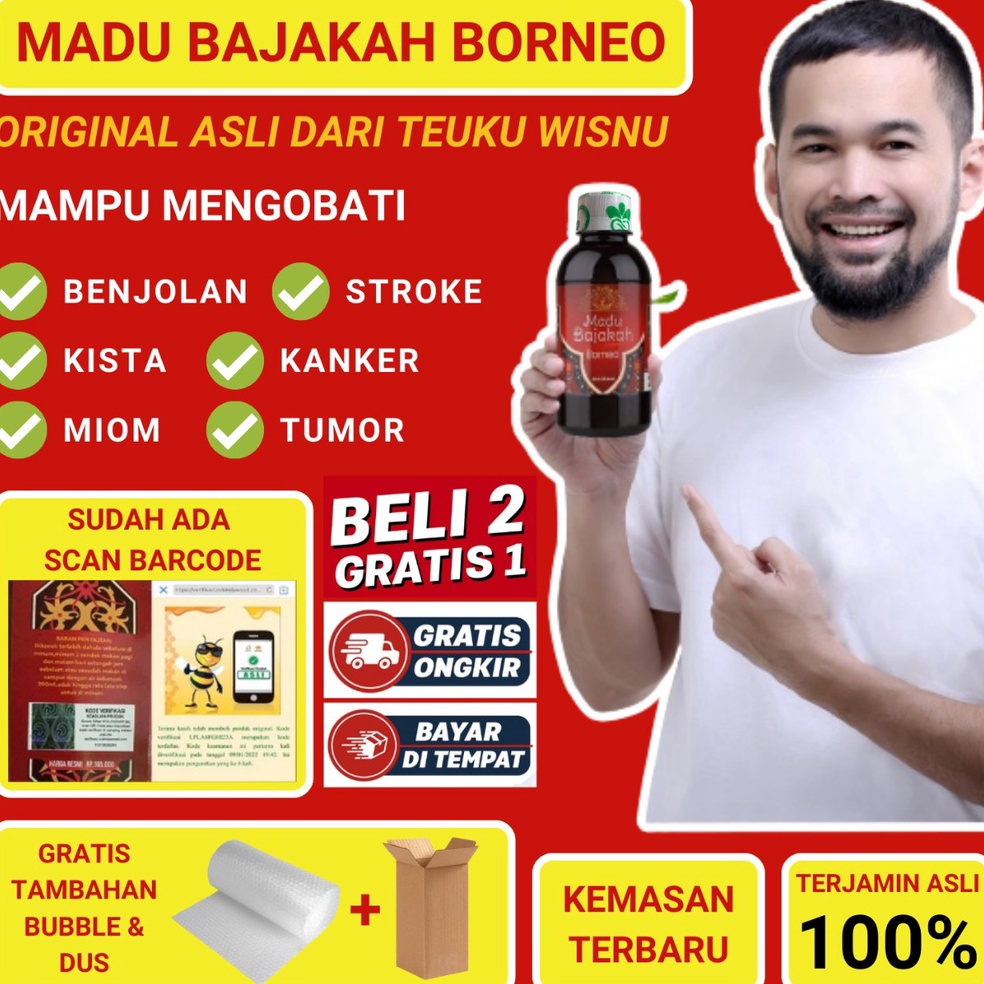

Promo besar Madu Bajakah Borneo ORIGINAL 1 Herbal Kanker Tumor Benjolan Kelenjar Asam Lambung dan Segala Kronis BA by Teuku Wisnu