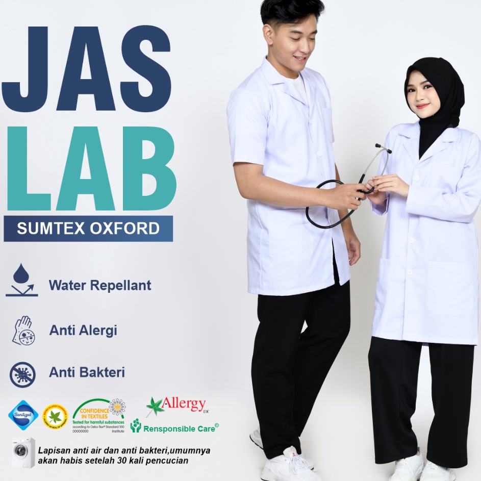 Terbatas Jas Jas Lab Lengan Panjang  Lengan Pendek Jas Praktek Farmasi Baju