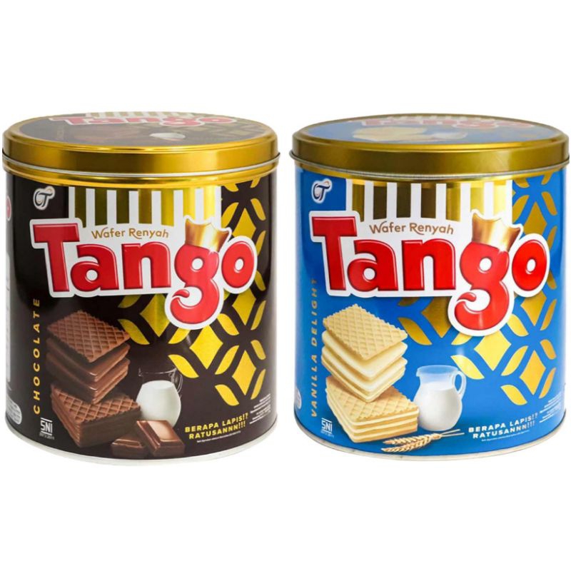 

(instant saja) Tango Wafer Chocolate kue kaleng lebaran