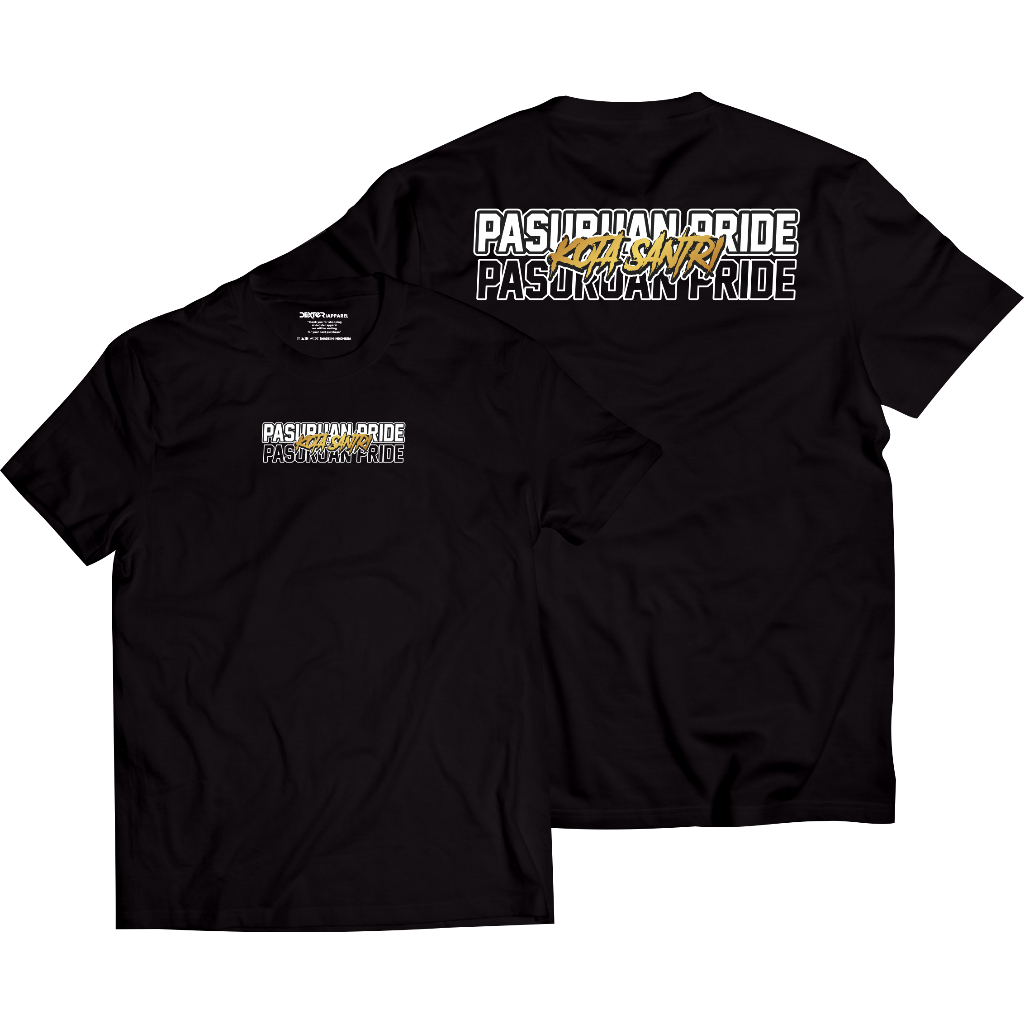 Kaos Pasuruan Pride Tshirt Pasuruan Kota Santri Gold