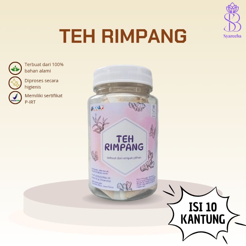 

TEH RIMPANG JSR REMPAH JAHE MERAH KUNYIT LENGKUAS SEREH DETOKS TUBUH DIET MENYEHATKAN